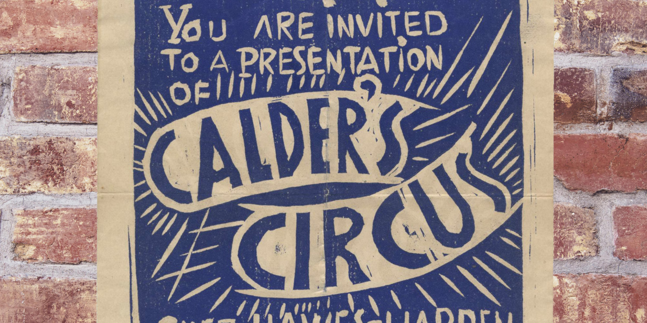 Calder's Circus (I Think Best In Wire) Title Image TTRPG