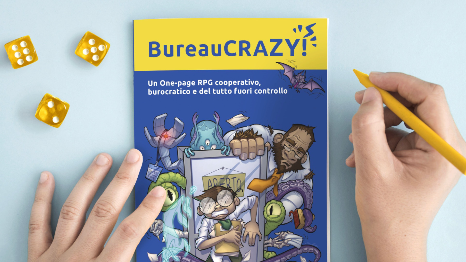 BureauCRAZY bureaucracy TTRPG Title